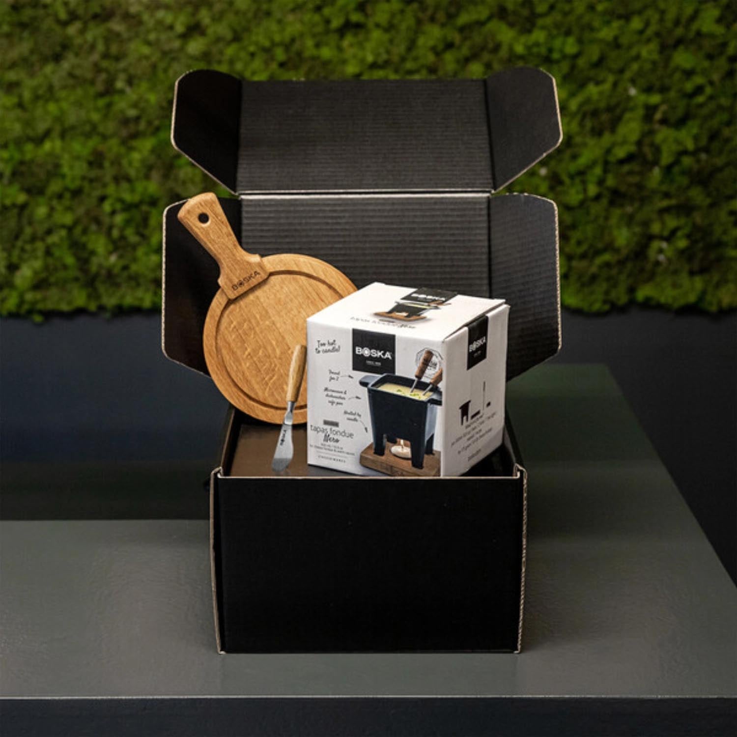 Das 3-teilige Boska Geschenkset Say Cheese! bietet Käseliebhabern hochwertige Werkzeuge für den perfekten Käsegenuss.