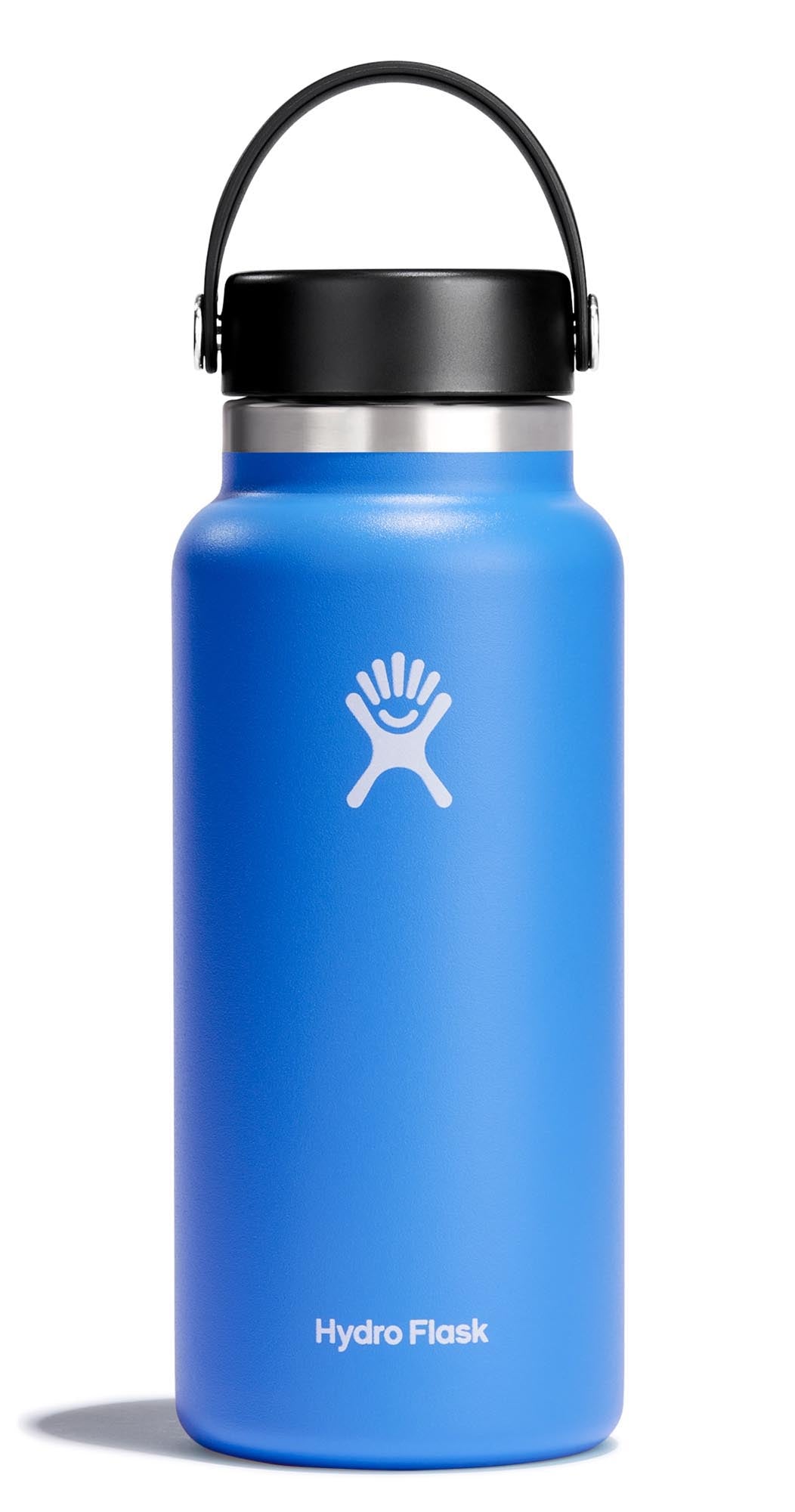 Trinkflasche Wide Flex Deckel 945ml cascade in Blau präsentiert im Onlineshop von KAQTU Design AG. Trinkflasche ist von Hydro Flask