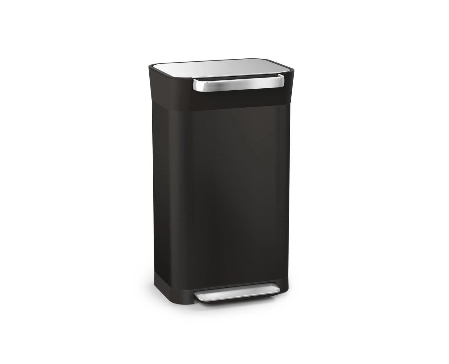 Titan Recycling Station, schwarz in Schwarz präsentiert im Onlineshop von KAQTU Design AG. Abfalleimer ist von Joseph Joseph