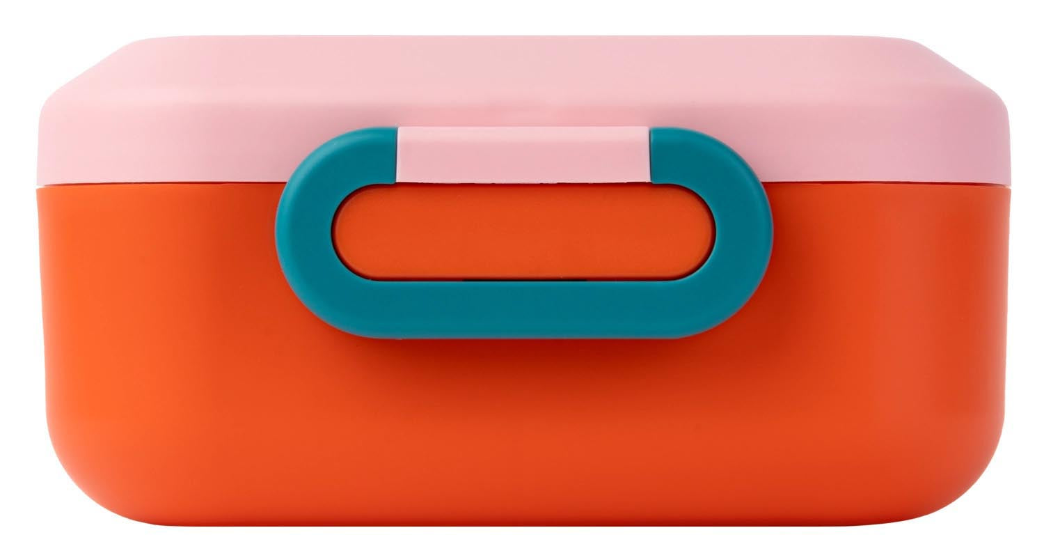 Die Rikko Lunchbox in poppy flamingo von Amuse ist eine stilvolle und praktische Lösung für unterwegs. Perfekt für Snacks und Mahlzeiten.