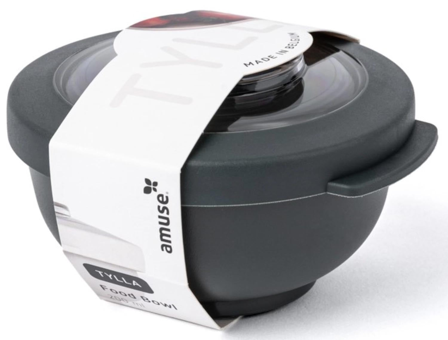 Die Tylla Bowl 200ml in Charcoal von Amuse ist eine stilvolle, langlebige Schale aus PP, ideal für vielseitige Anwendungen.