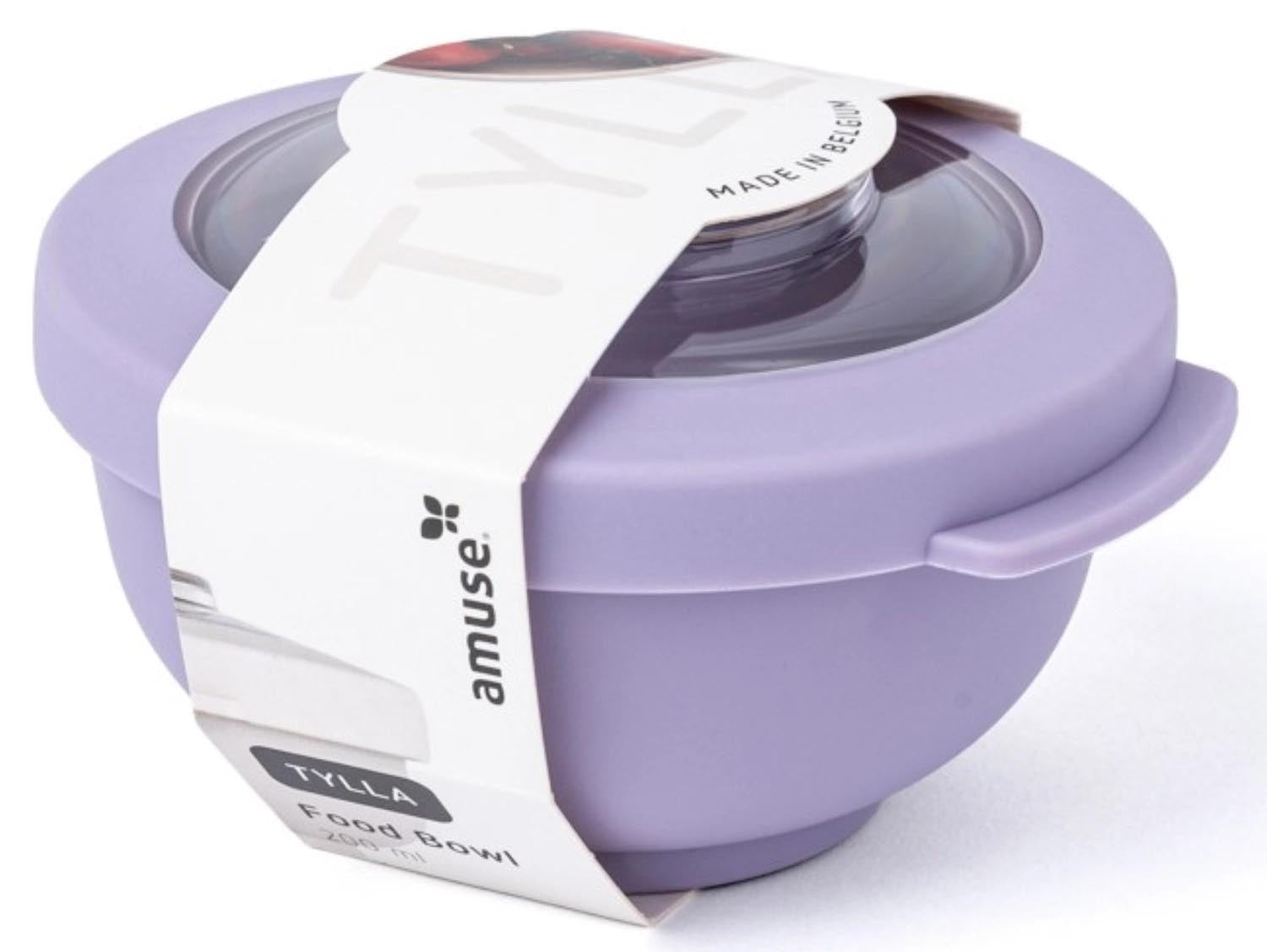 Die Tylla Bowl 200ml in Lavendel von Amuse ist eine stilvolle, praktische Schale aus PP, ideal für vielseitige Anwendungen.