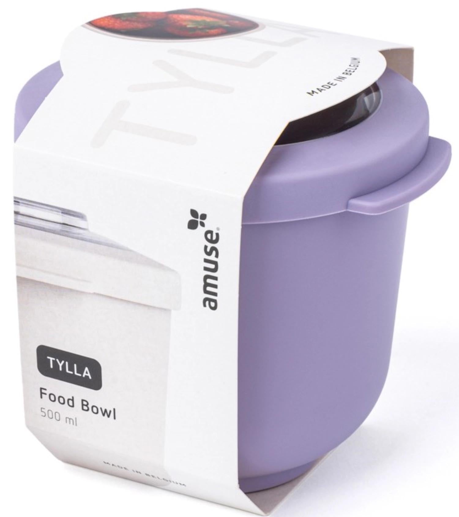Die Tylla Bowl 500ml in Lavendel von Amuse ist eine stilvolle und praktische Schüssel aus PP, ideal für vielseitige Anwendungen.