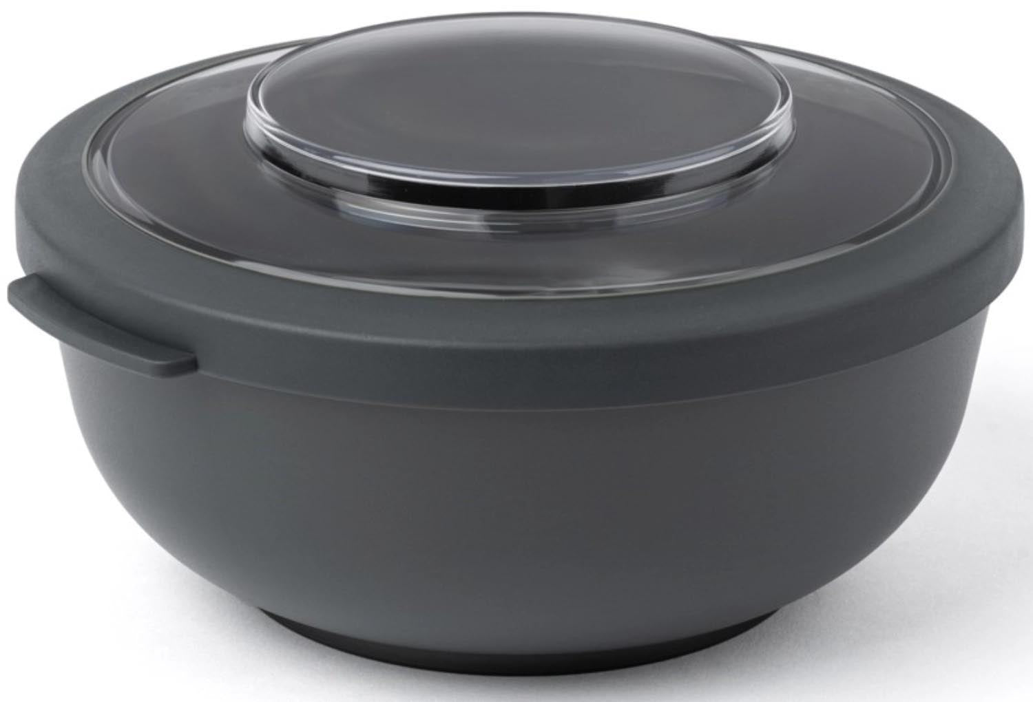 Tylla Bowl 1000ml PP charcoal in Schwarz präsentiert im Onlineshop von KAQTU Design AG. Aufbewahrungsbehälter ist von Amuse
