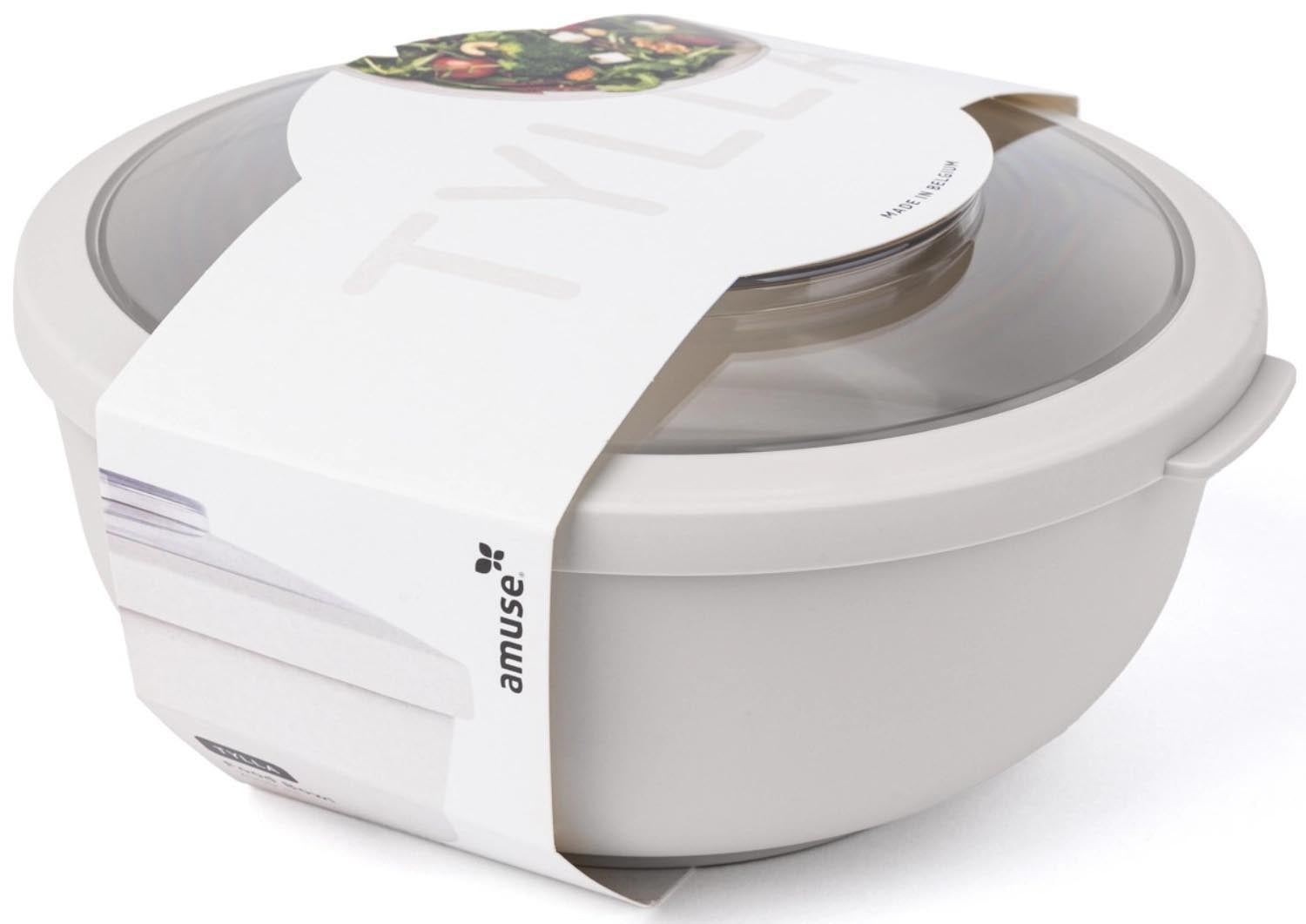 Die Tylla Bowl 2000ml von Amuse ist eine stilvolle, nachhaltige Schüssel aus PP in Haferfarbe, ideal für vielseitige Anwendungen.