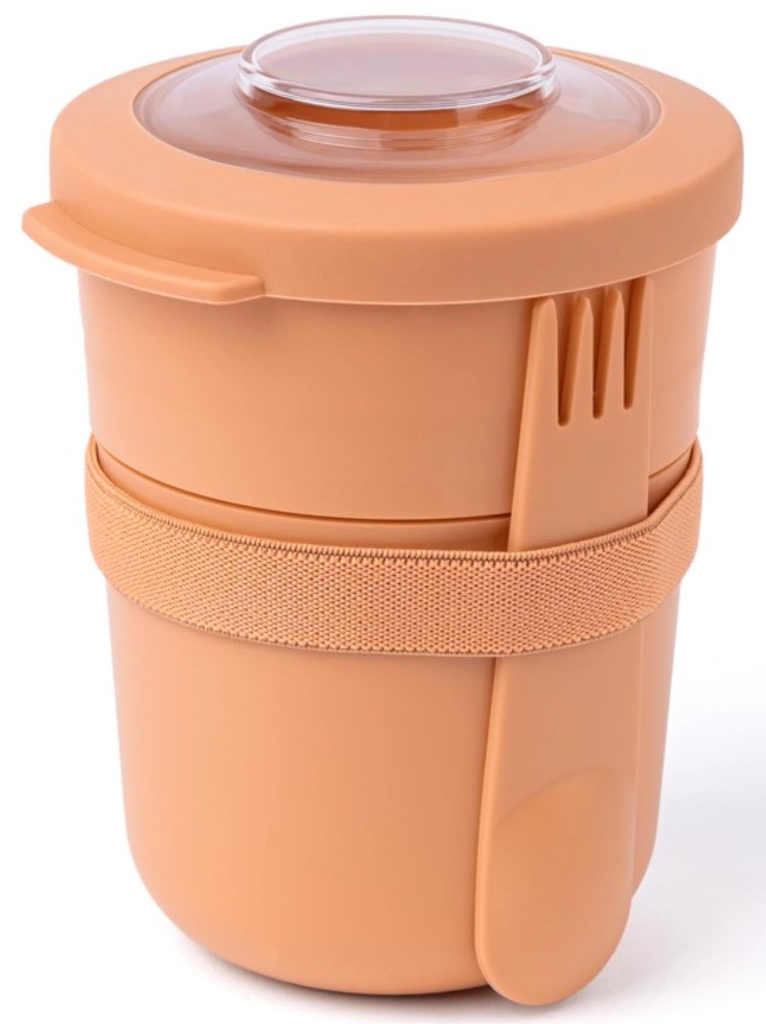 Tylla Bowl Duo 450ml+150ml PP peach in Orange präsentiert im Onlineshop von KAQTU Design AG. Aufbewahrungsbehälter ist von Amuse