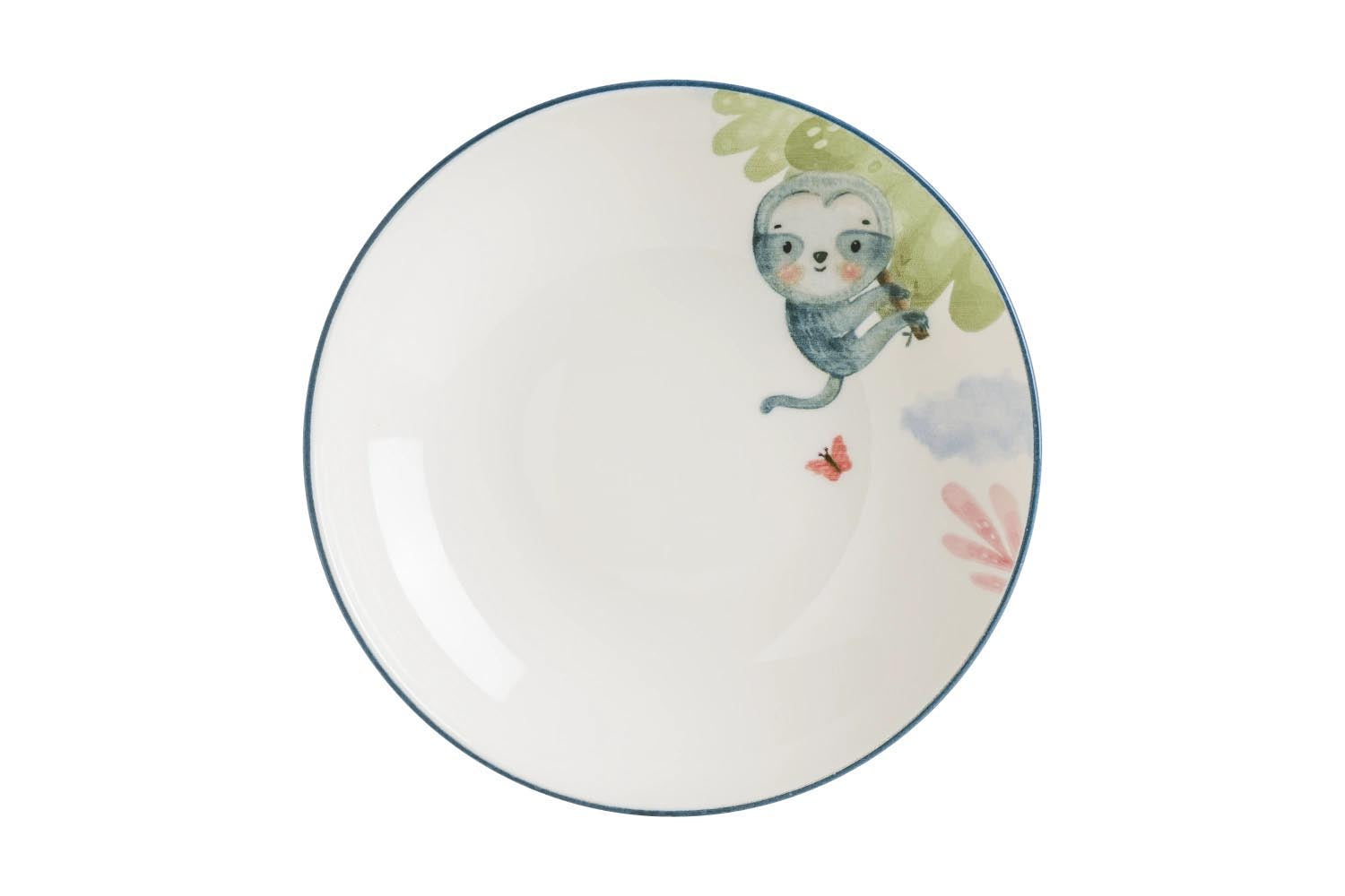 Minimeals Bloom Teller tief D23cm 1l in Mehrfarbig präsentiert im Onlineshop von KAQTU Design AG. Geschirr ist von Bonna