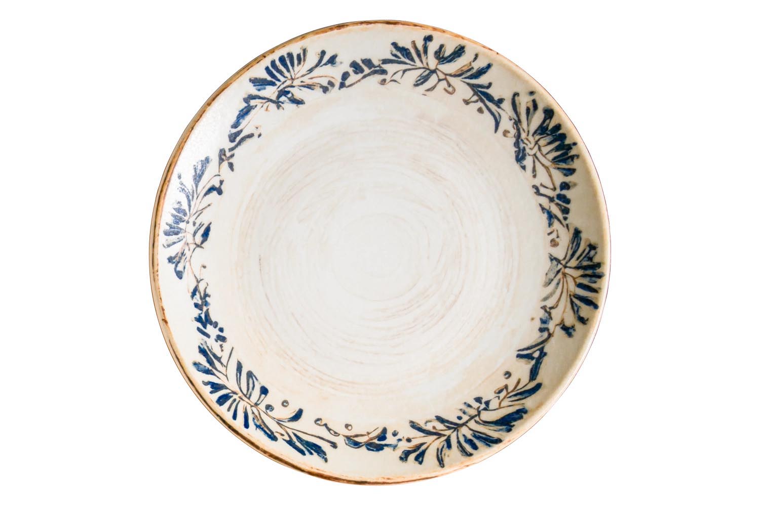 Grandma Gourmet Teller flach D27cm in Blau präsentiert im Onlineshop von KAQTU Design AG. Teller ist von Bonna