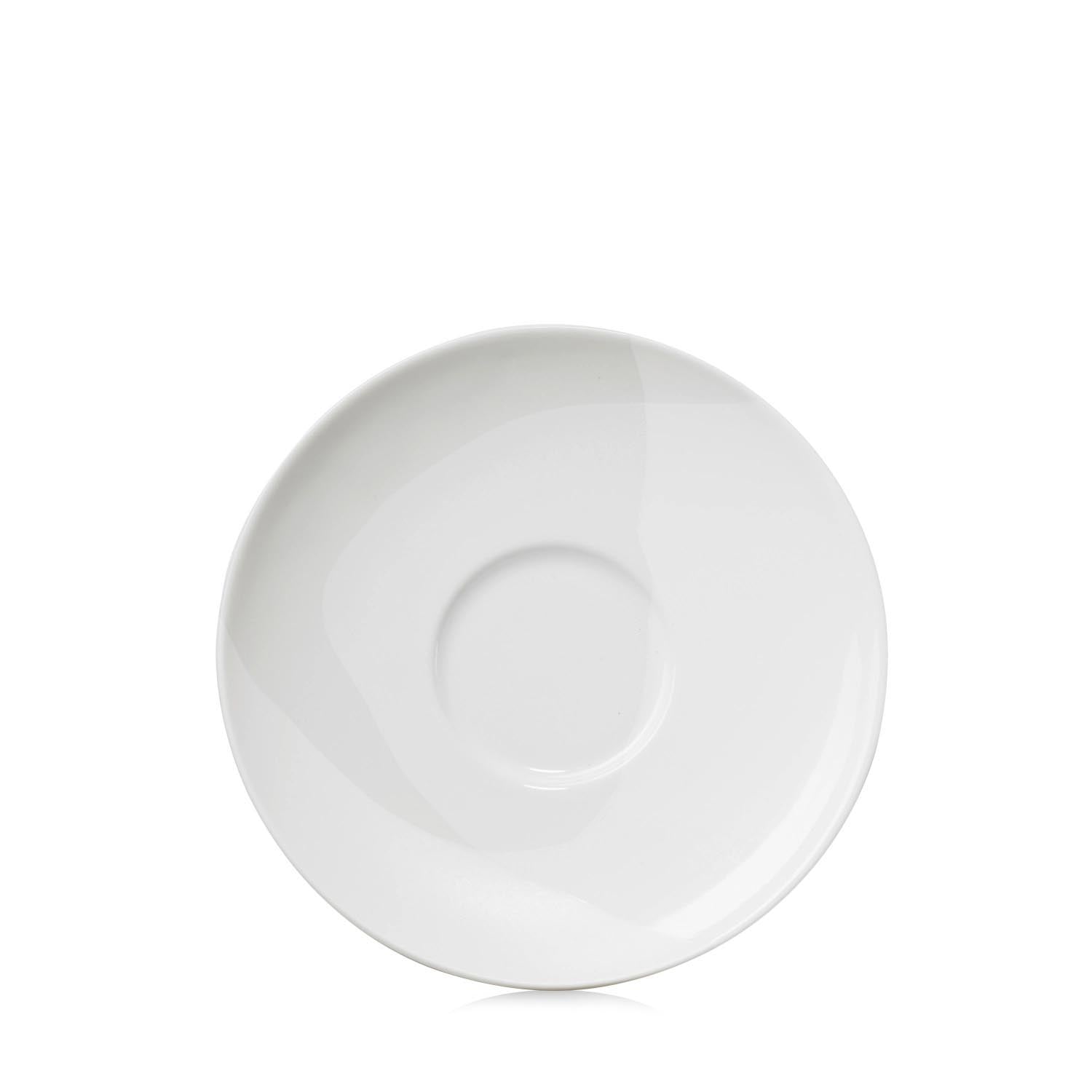 Confluence Tee Untertasse D16cm H2.2cm kokos alabaster weiss in Weiss präsentiert im Onlineshop von KAQTU Design AG. Espressotassen ist von Revol