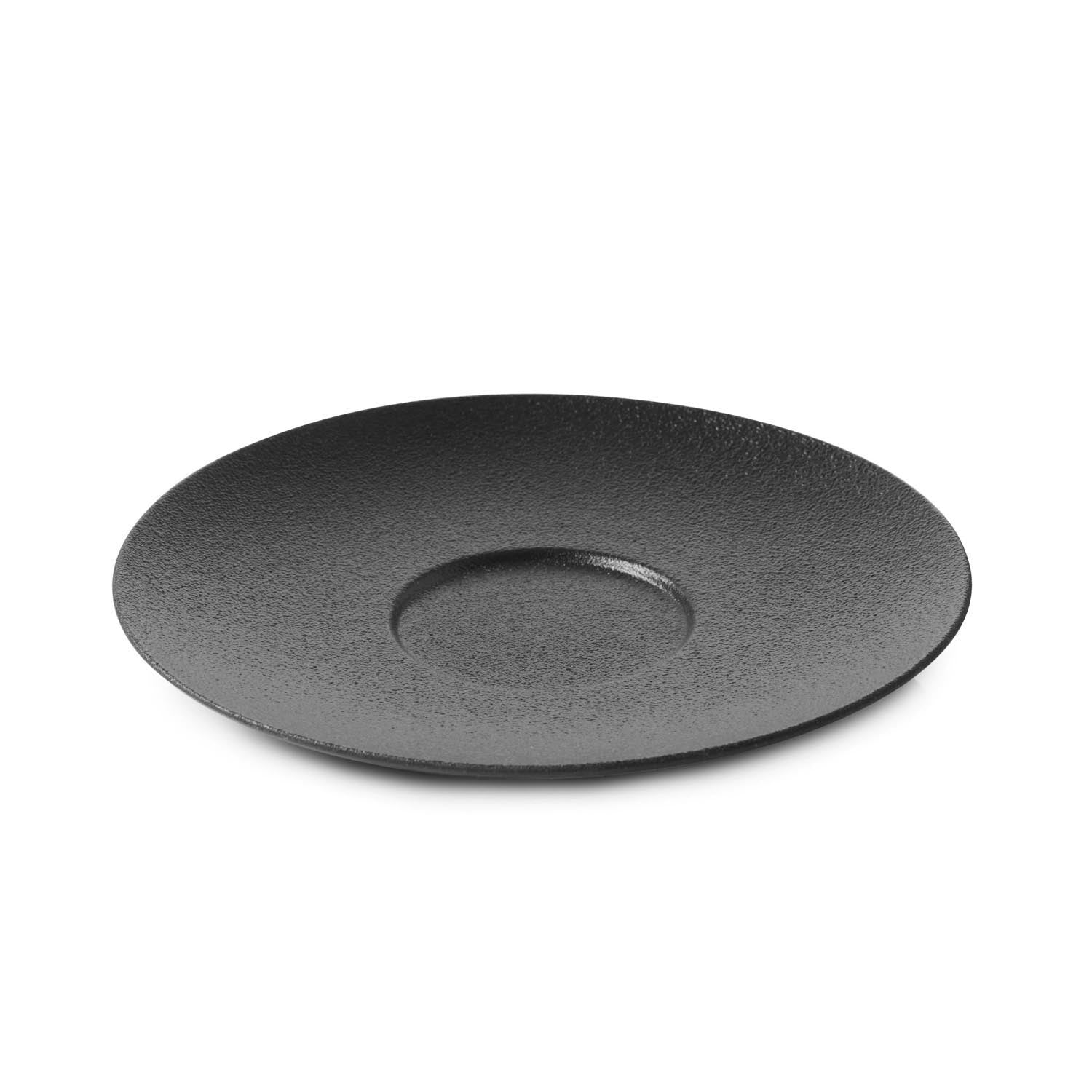 Equinoxe Tee Untertasse D16cm in Schwarz präsentiert im Onlineshop von KAQTU Design AG. Espressotassen ist von Revol