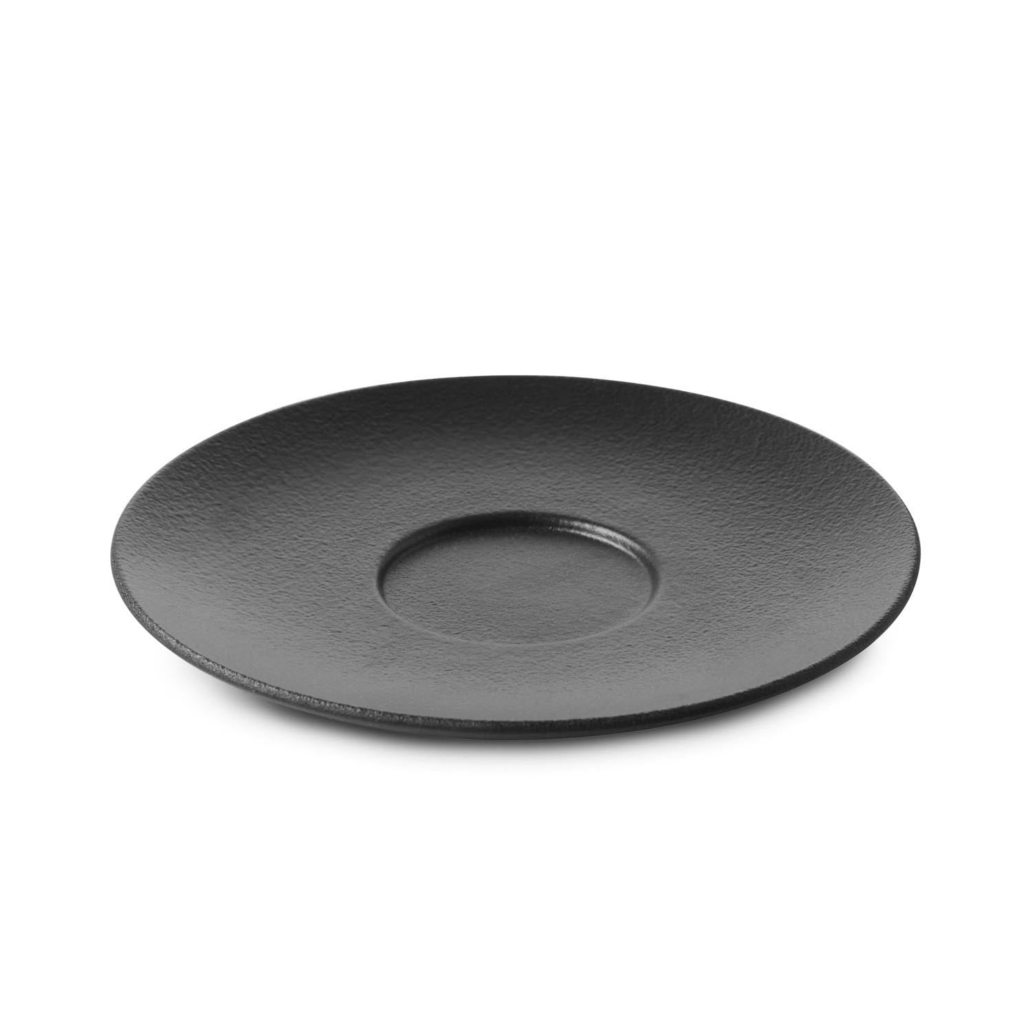 Equinoxe Espresso Untertasse D13cm in Schwarz präsentiert im Onlineshop von KAQTU Design AG. Espressotassen ist von Revol