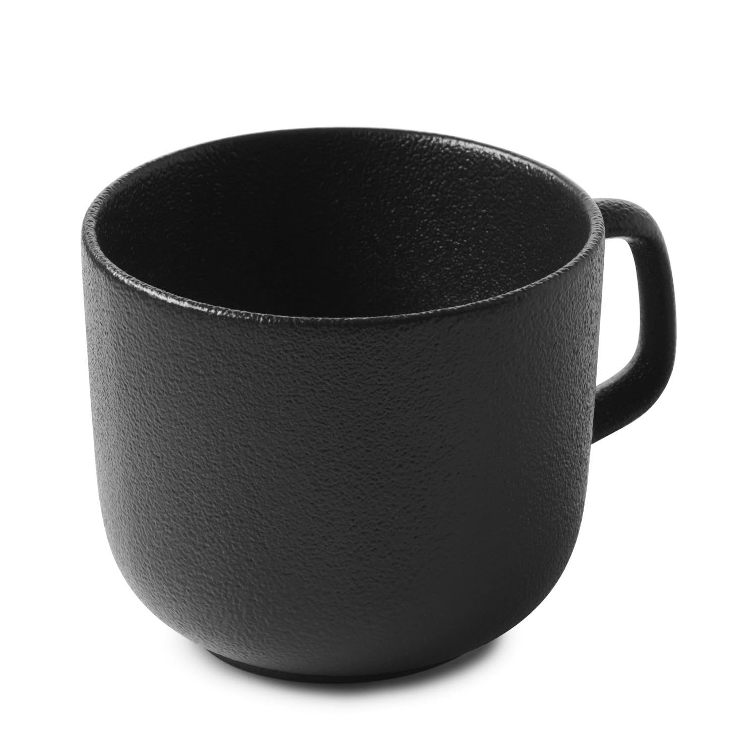 Equinoxe Teetasse D8.5cm H7.5cm 20cl gusseisen-optik in Schwarz präsentiert im Onlineshop von KAQTU Design AG. Espressotassen ist von Revol