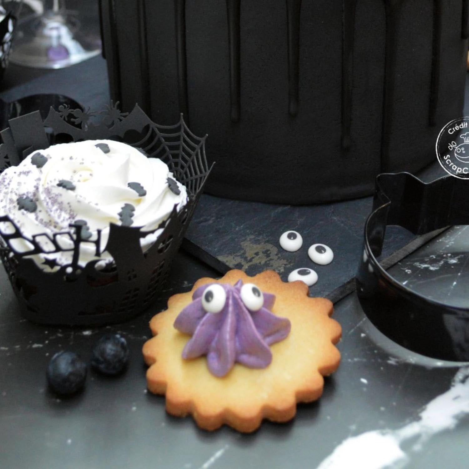 Zuckerstreusel Augen von Scrap Cooking, perfekt für kreative Kuchendekoration. 40g Packung für fantasievolle Backkreationen.