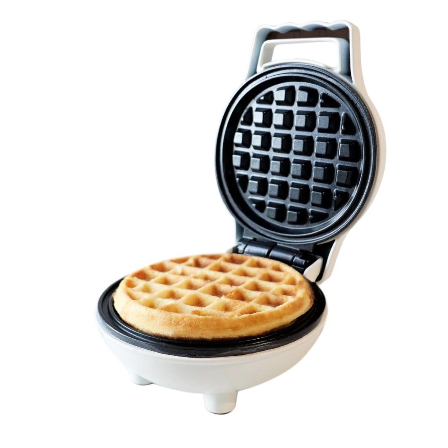 Kompaktes Waffeleisen für köstliche Mini-Waffeln, ideal für kreative Backideen und schnelle Zubereitung.