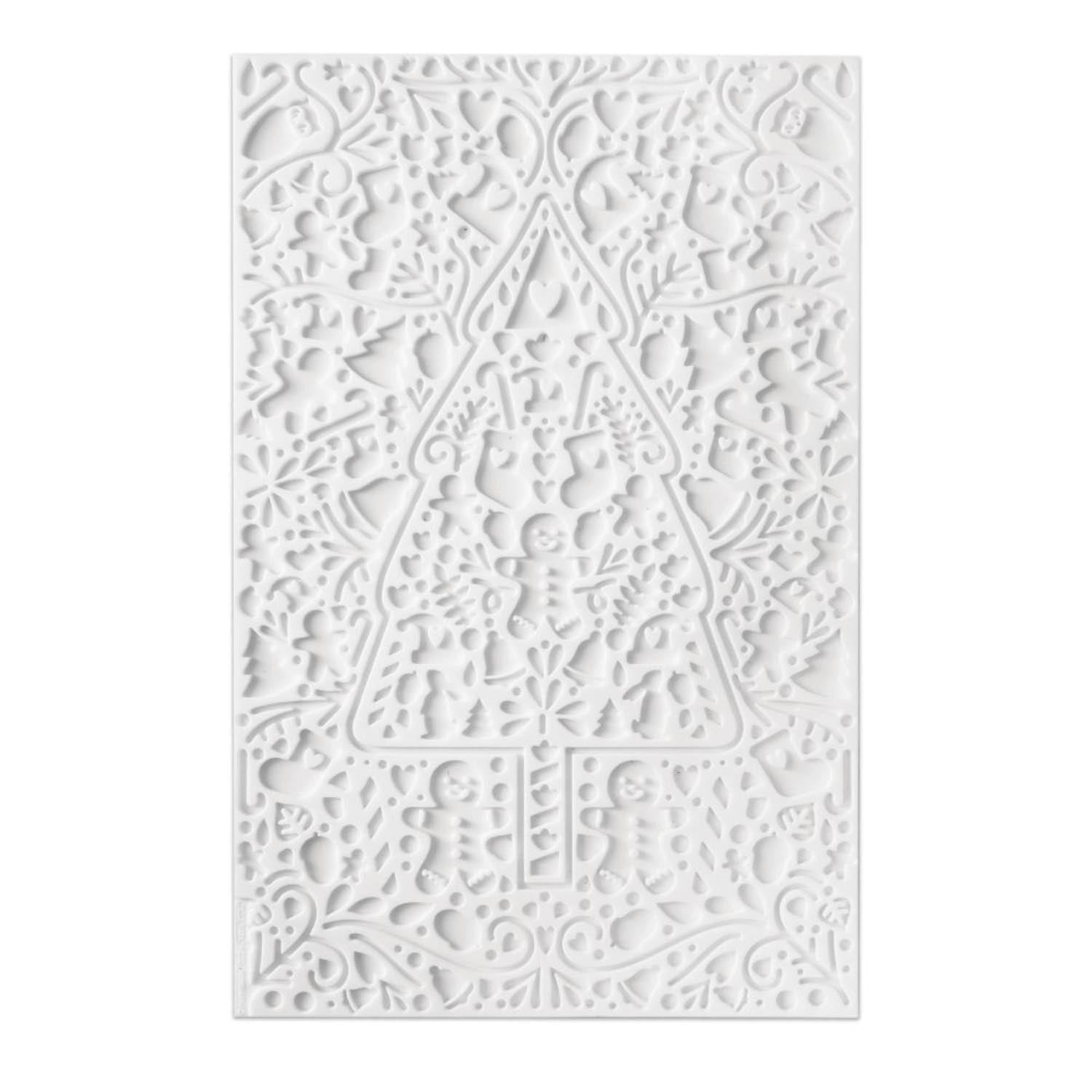 Silikonmatte 40x30cm von Scrap Cooking, perfekt für weihnachtliche Rouladen und kreative Backideen, leicht zu verwenden.