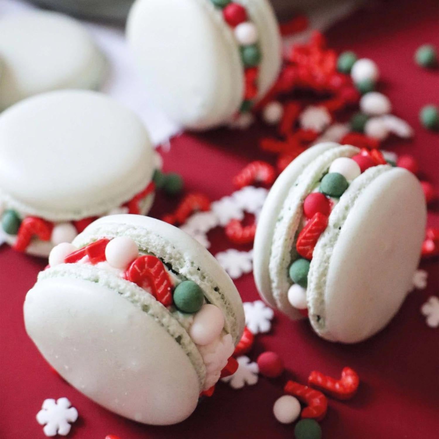 Festliche Zuckerstreusel von Scrap Cooking, 46g, perfekt für Weihnachtsdekorationen auf Gebäck, Kuchen und Desserts.