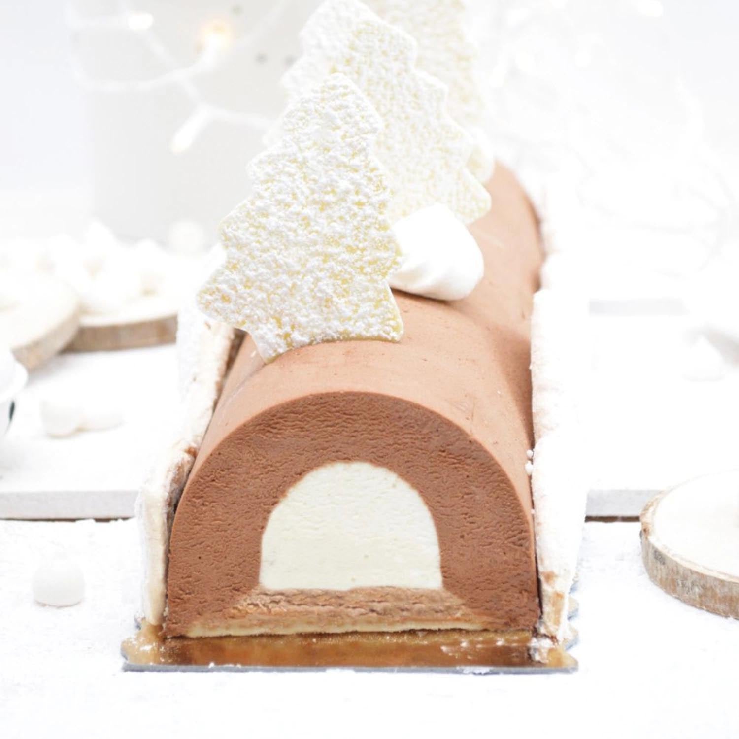 2er Set Bûche mit Innenform