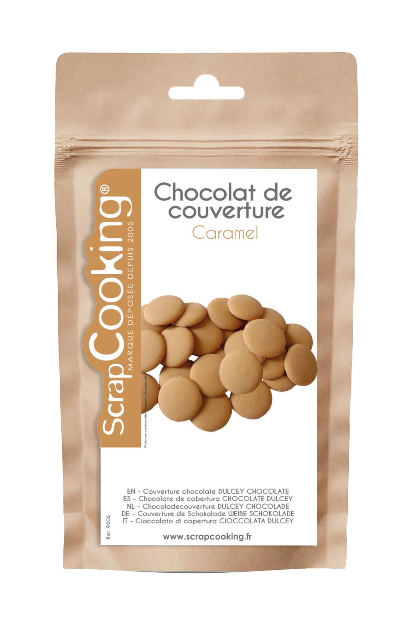 Caramel Schoko Drops 190g in Braun präsentiert im Onlineshop von KAQTU Design AG. Lebensmittel ist von Scrap Cooking