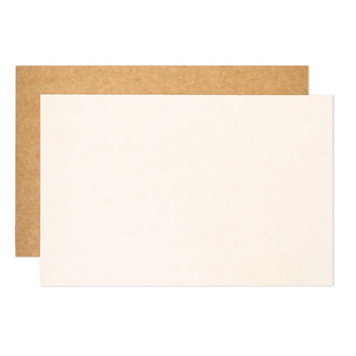 Set aus 5 robusten Kraftpapier-Kuchenunterlagen, 20x30cm, ideal für Backkreationen und Präsentationen, von Scrap Cooking.