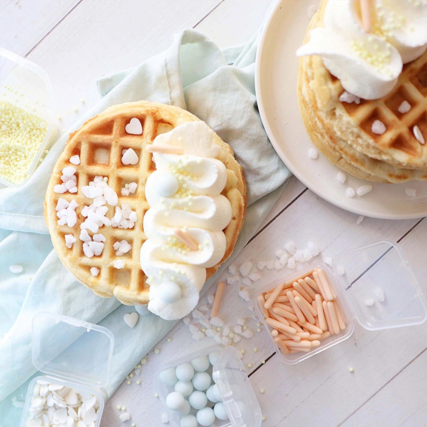 Waffelteigmischung von Scrap Cooking, 480g, für köstliche hausgemachte Waffeln. Einfach zuzubereiten, ideal für jeden Moment.