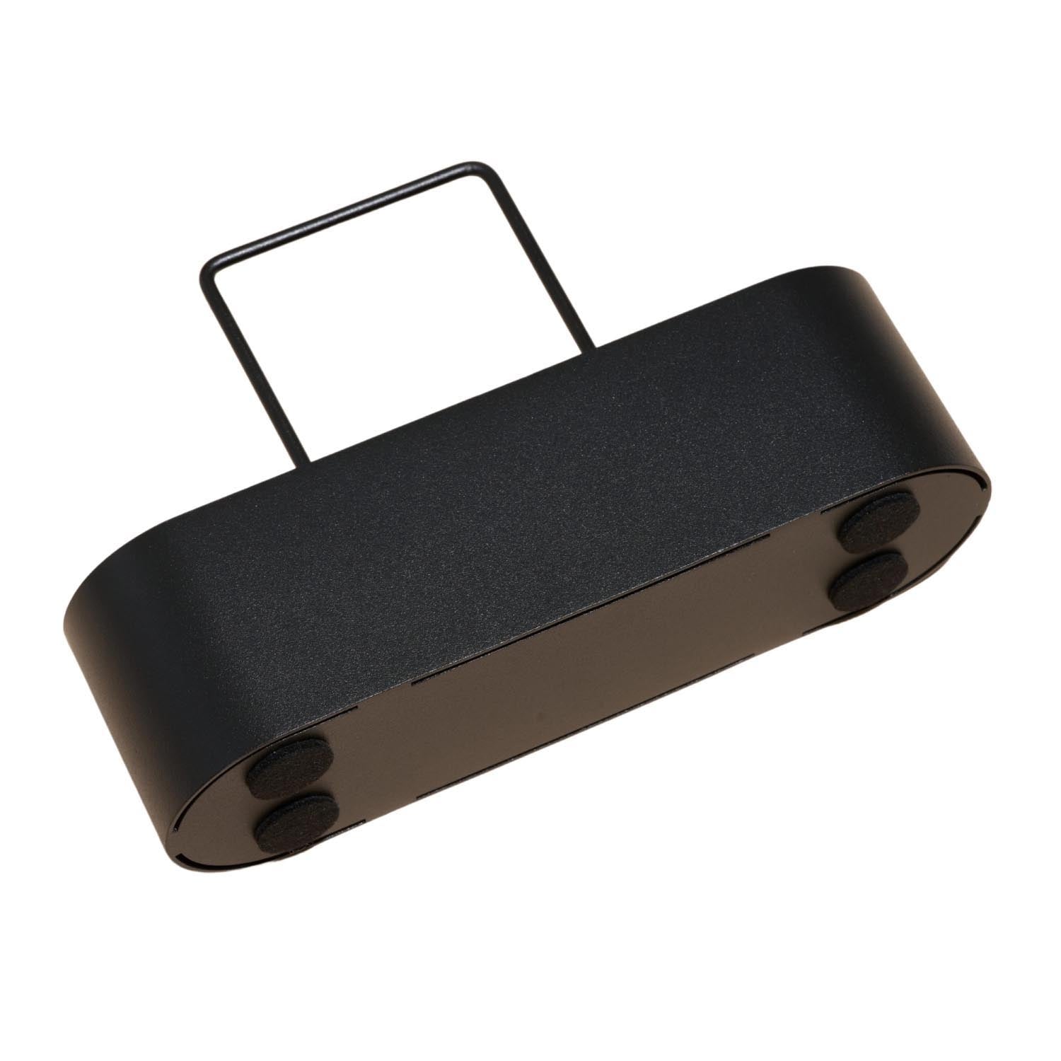 Eleganter Spülbecken Organizer in tiefem Schwarz von Nordesign, ideal für eine stilvolle und ordentliche Küchenorganisation.