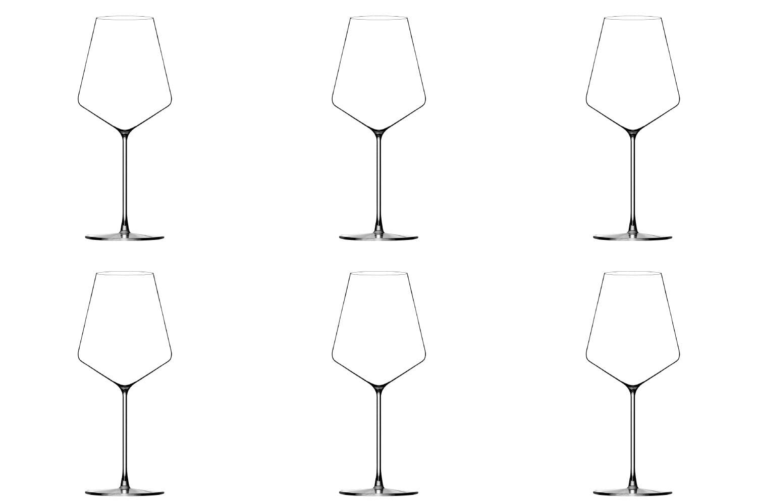 6er Set F. Sommier Dionysos Rotweinglas 66cl in Transparent präsentiert im Onlineshop von KAQTU Design AG. Glas ist von Lehmann Glass