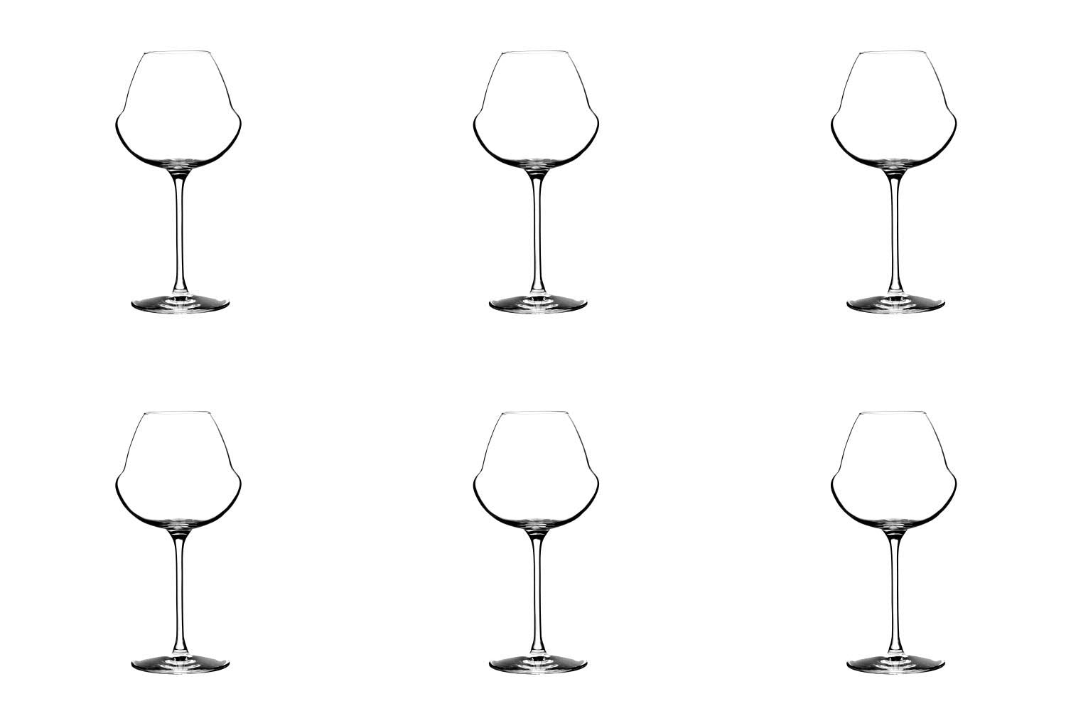 6er Set Oenomust Bierglas 42cl in Transparent präsentiert im Onlineshop von KAQTU Design AG. Glas ist von Lehmann Glass