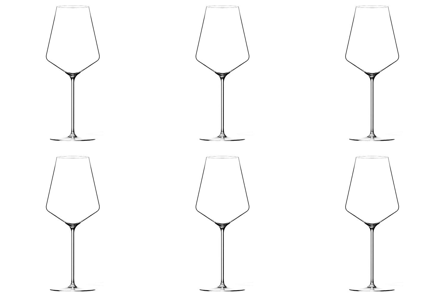 6er Set F. Sommier Psyche Universalglas 58cl mundgeblasen in Transparent präsentiert im Onlineshop von KAQTU Design AG. Glas ist von Lehmann Glass