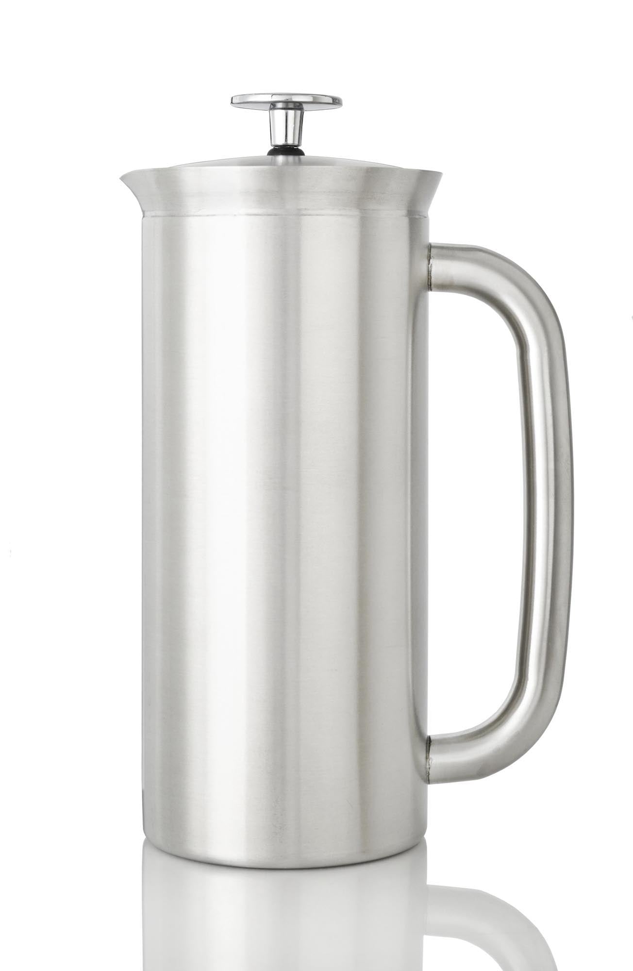 French Press P7 532ml Edelstahl matt in Silber präsentiert im Onlineshop von KAQTU Design AG. Küchenhelfer ist von Espro