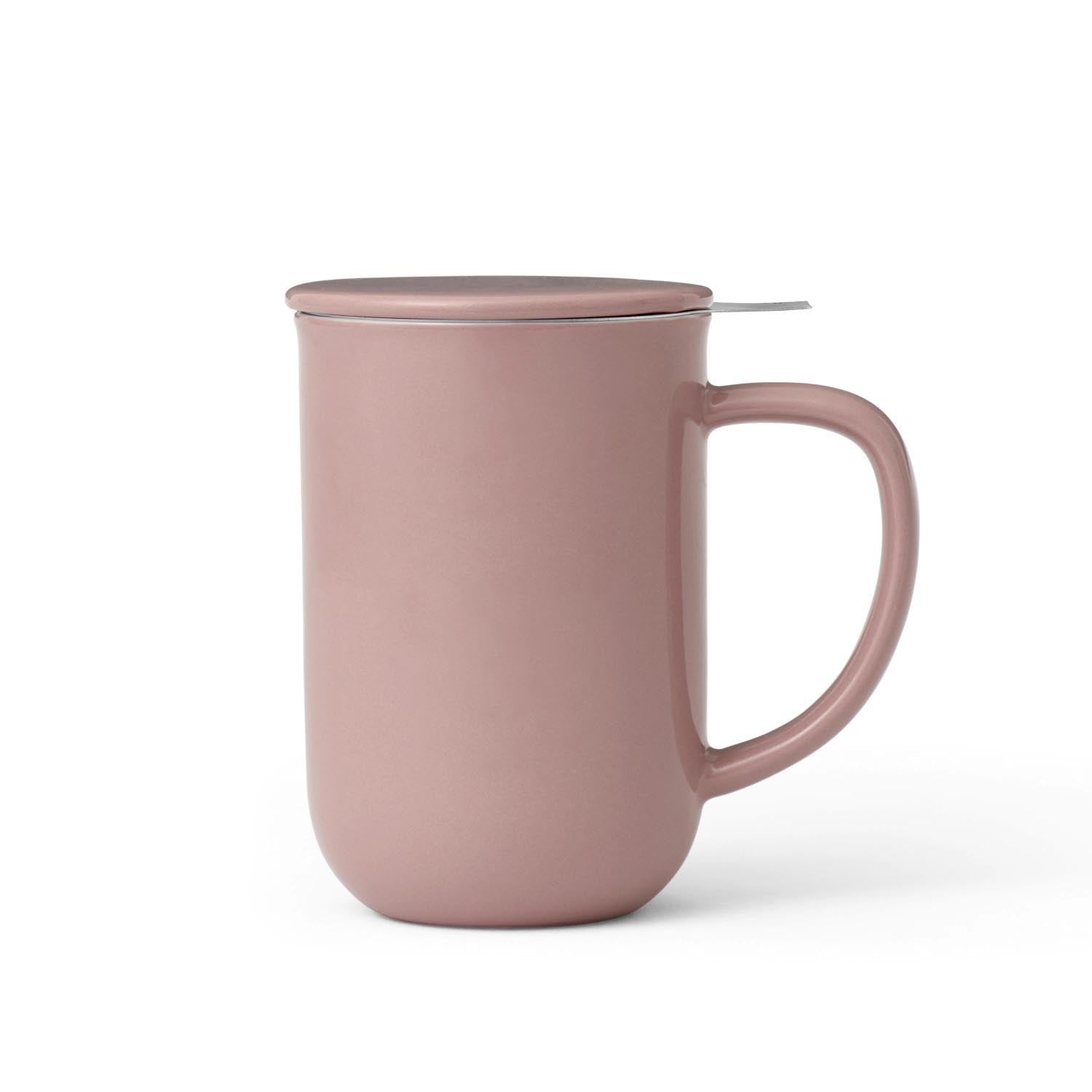 Minima Balance Teetasse 500ml H14cm Porzellan rose in Violett präsentiert im Onlineshop von KAQTU Design AG. Tasse ist von Viva