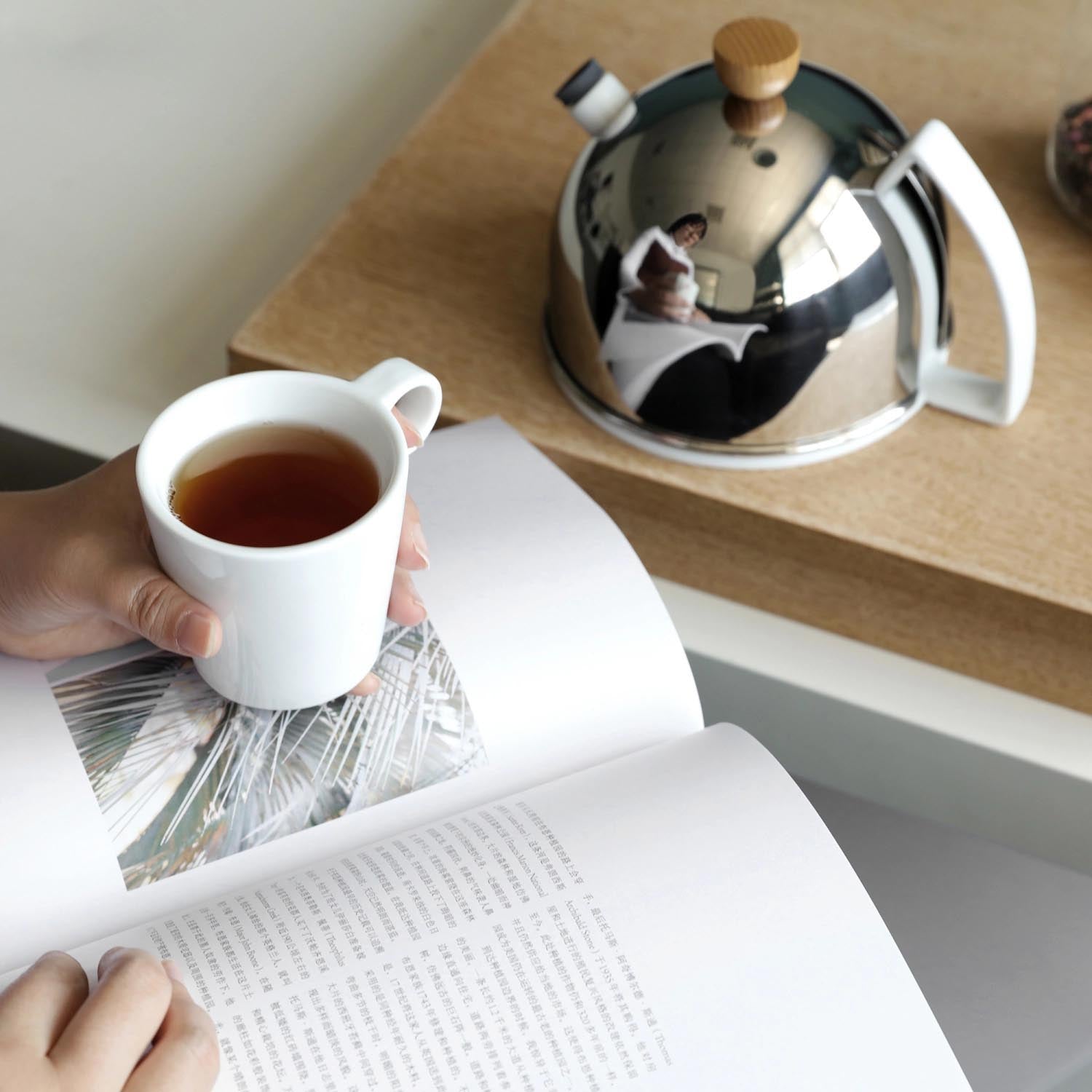 Hochwertiger Teekrug von Thomas, 0.9l, aus Edelstahl in Silber. Perfekt für stilvollen Teegenuss und modernes Ambiente.