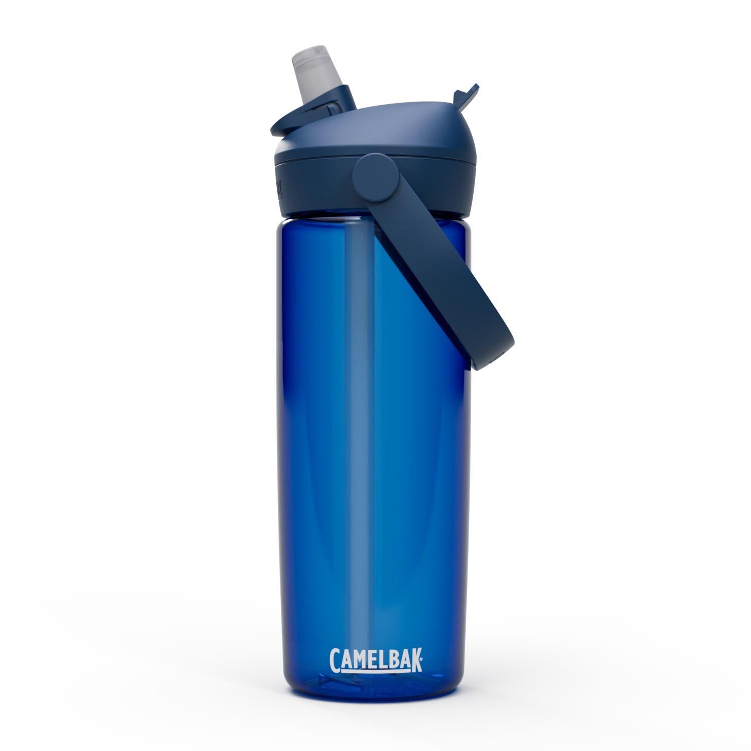 Thrive Flip Straw 0.6l oxford in Blau präsentiert im Onlineshop von KAQTU Design AG. Trinkflasche ist von Camelbak