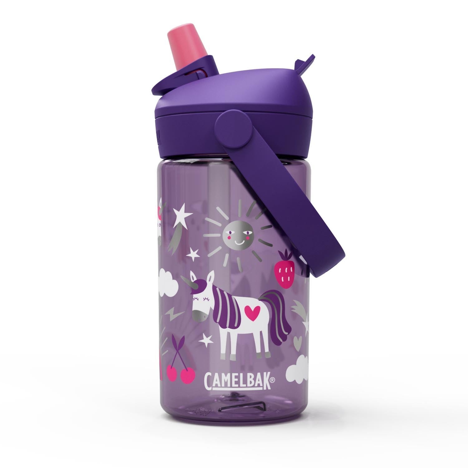 Thrive Flip Straw Kids 0.4l unicorn party in Mehrfarbig präsentiert im Onlineshop von KAQTU Design AG. Trinkflasche ist von Camelbak