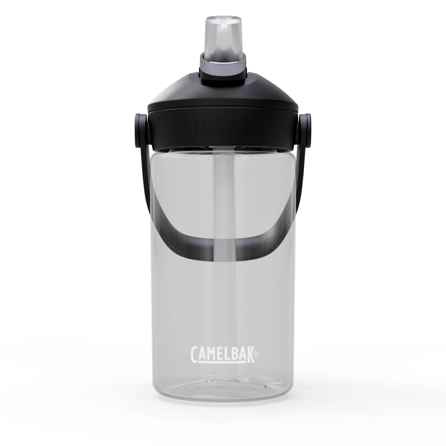Der Camelbak Thrive Flip Straw Kids 0.4l ist eine klare, robuste Trinkflasche mit praktischem Flip-Strohhalm, ideal für Kinder.