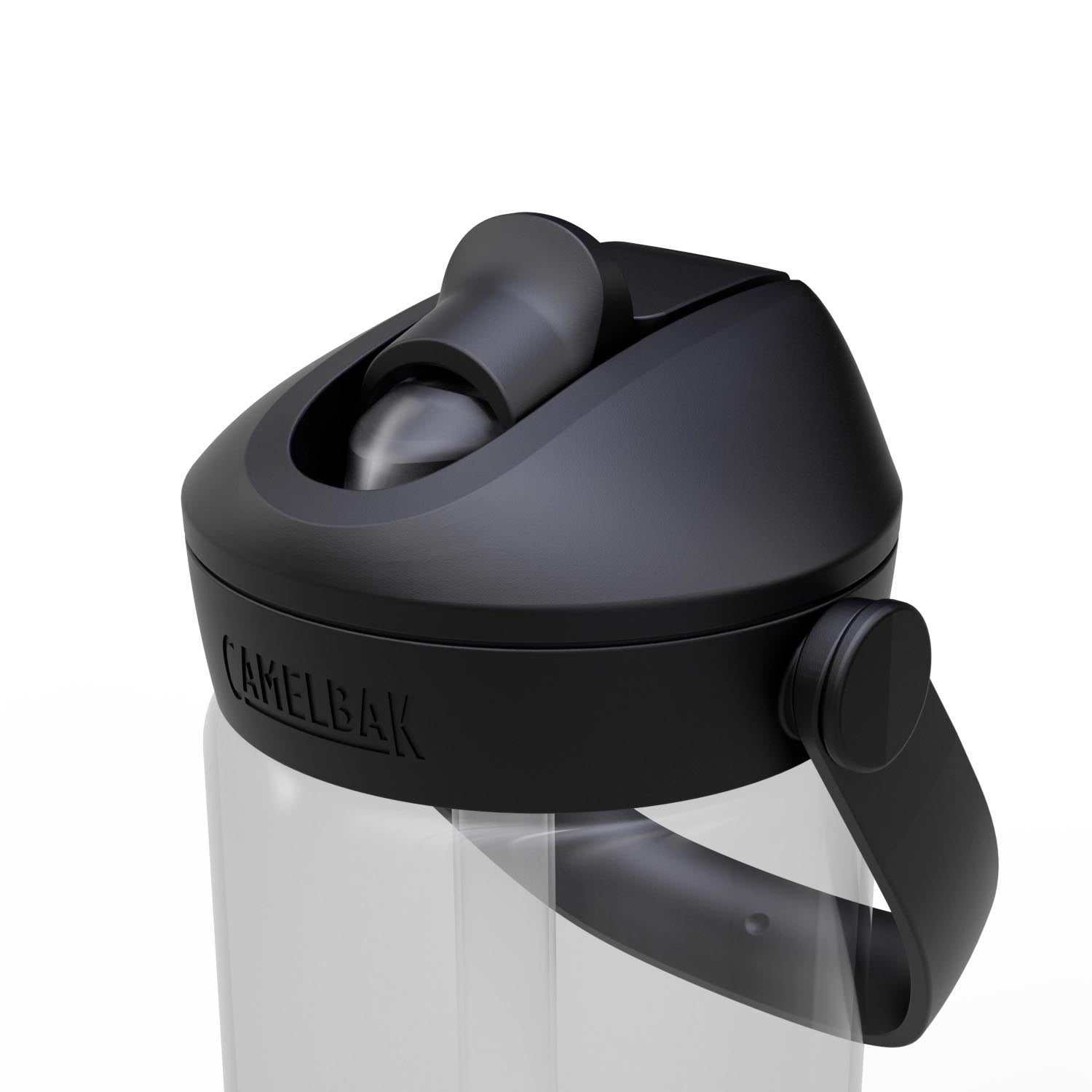 Die Camelbak Thrive Flip Straw Kids 0.4l ist eine robuste, transparente Kinderflasche mit praktischem Klapp-Strohhalm für leichtes Trinken.