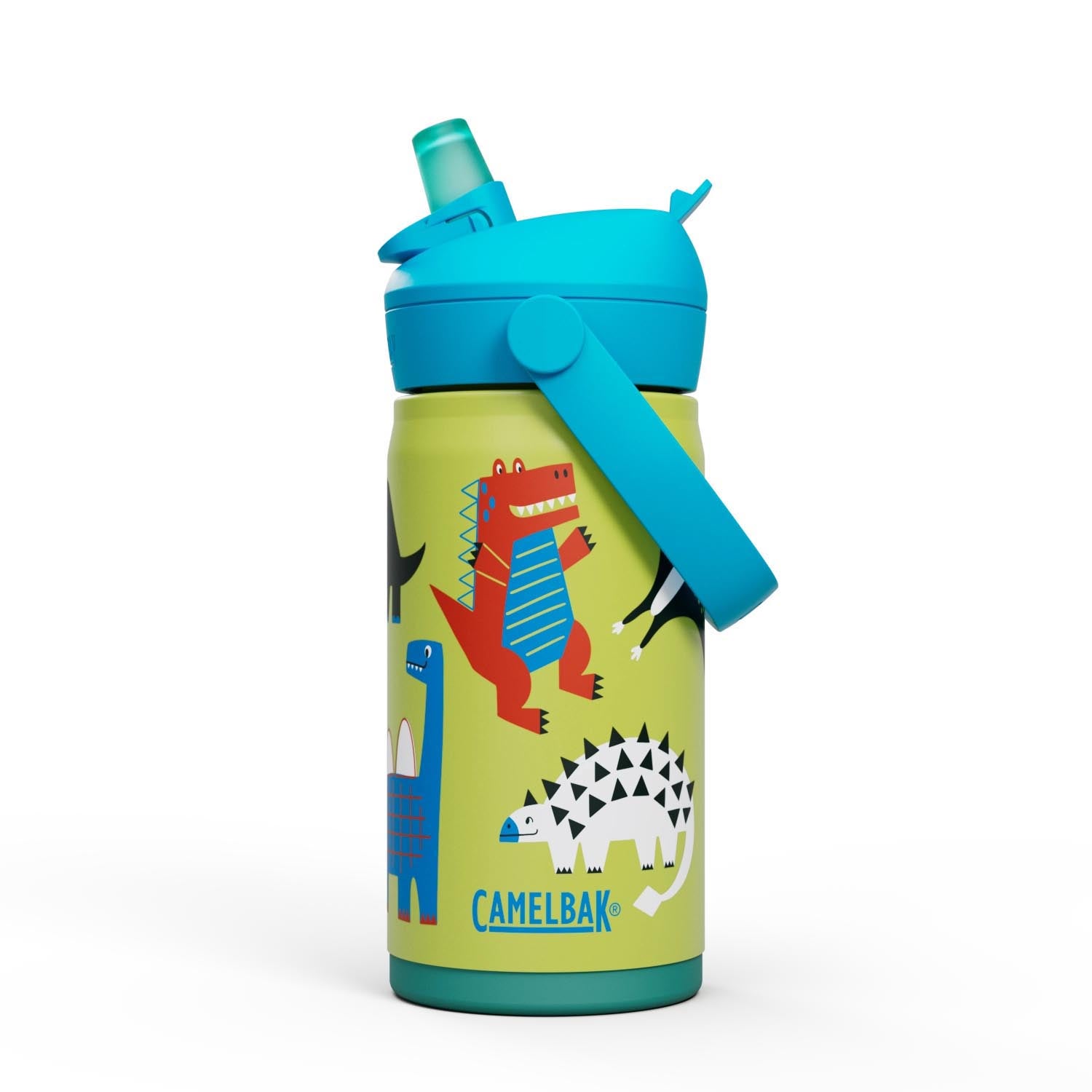 Thrive Flip Straw Kids VSS 0.35l dino jam in Mehrfarbig präsentiert im Onlineshop von KAQTU Design AG. Trinkflasche ist von Camelbak