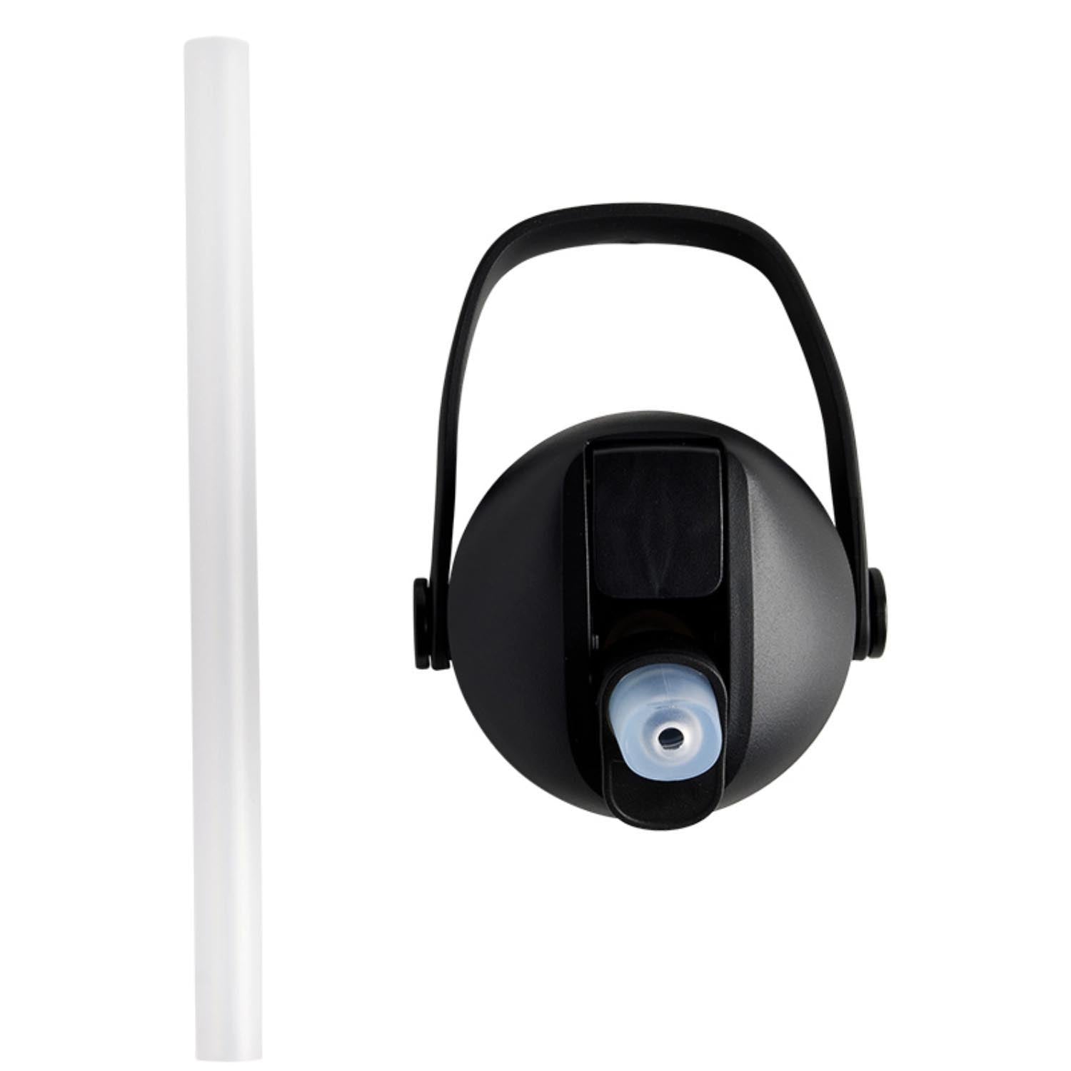 Thrive Flip Straw Ersatzdeckel black mit Strohhalm