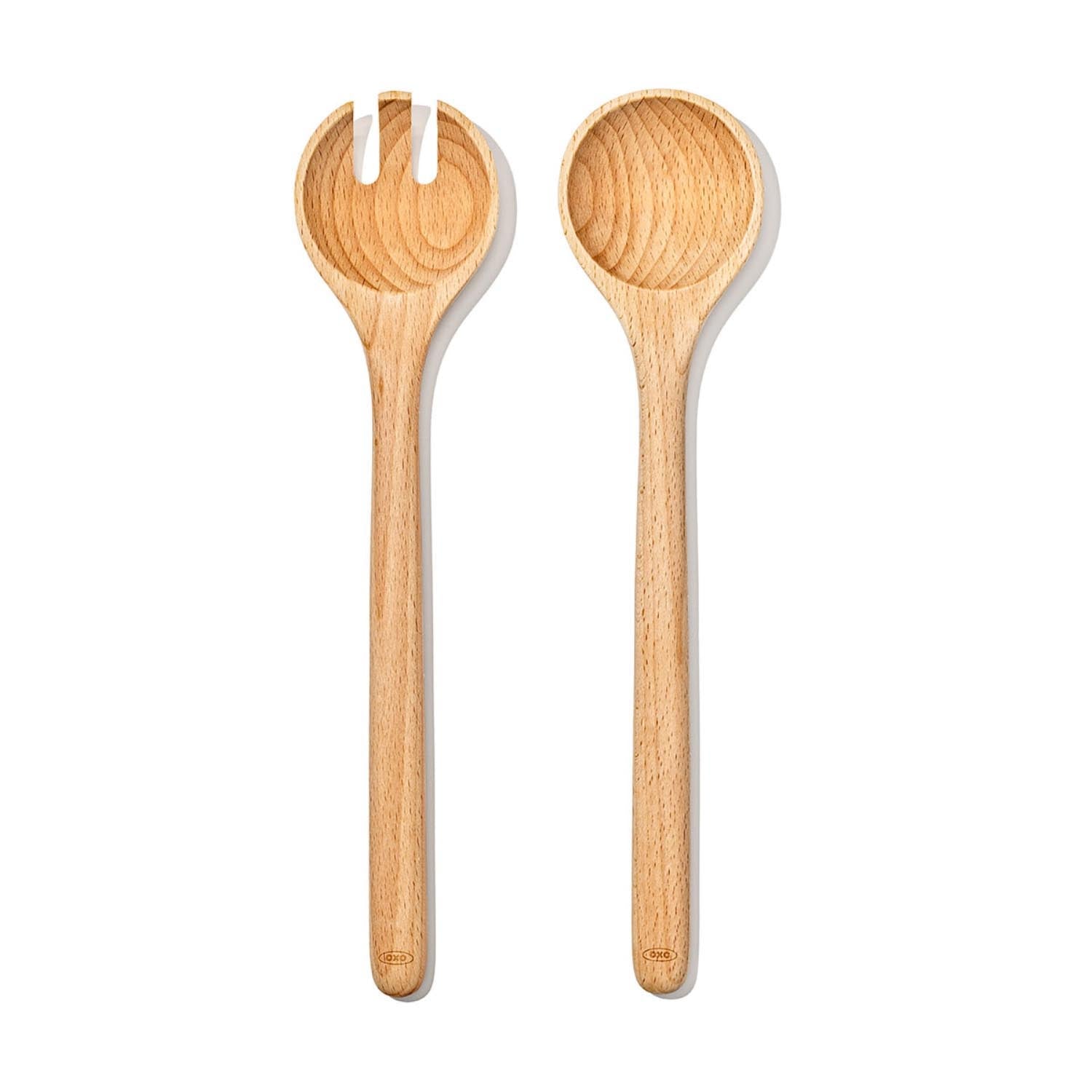 Good Grips Salatservier Set 2tlg. Holz 15.6cm in Braun präsentiert im Onlineshop von KAQTU Design AG. Werkzeuge ist von OXO