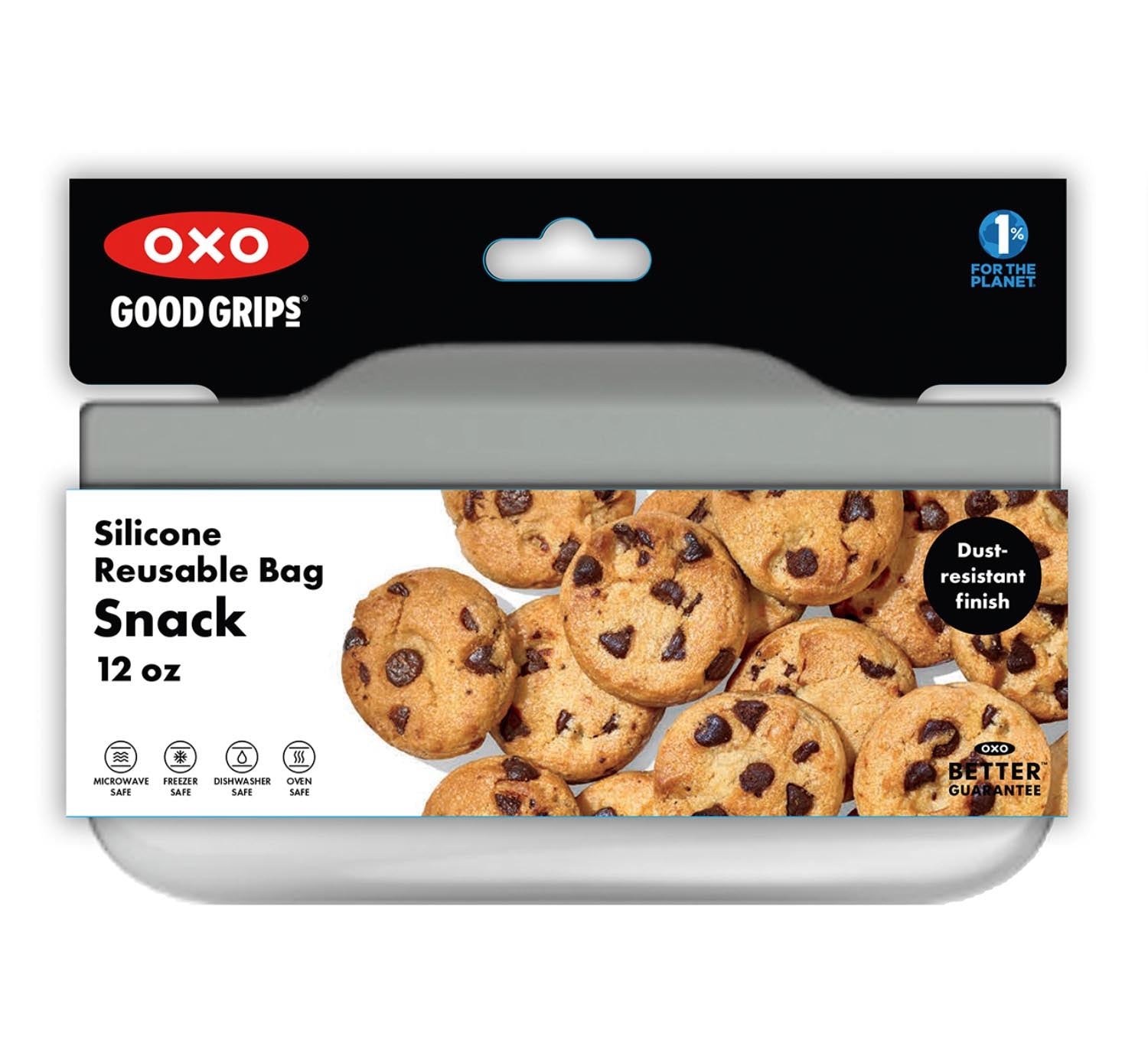 Die OXO Good Grips Silikon-Tasche (332ml) ist perfekt für Lebensmittel, auslaufsicher, wiederverwendbar und umweltfreundlich.