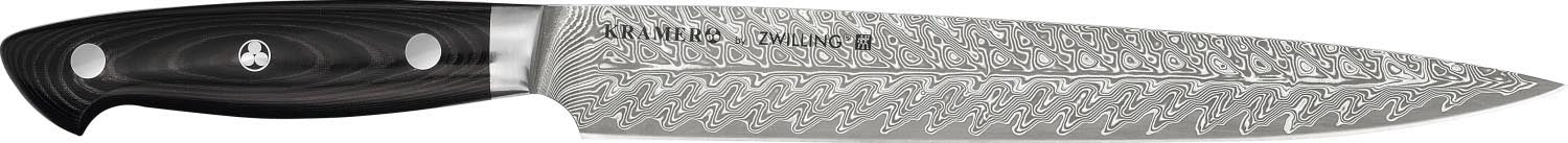 Kramer Euro Stainless Fleischmesser 23cm in Schwarz präsentiert im Onlineshop von KAQTU Design AG. Küchenmesser ist von Zwilling