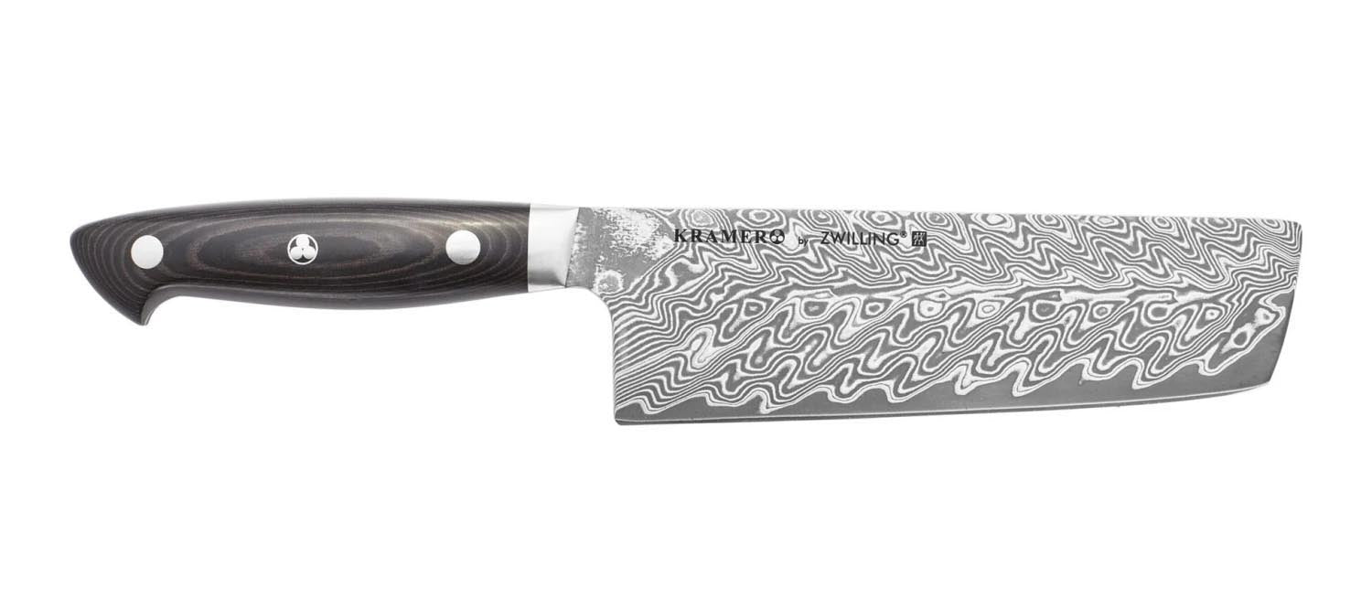 Kramer Euro Stainless Nakiri 17cm in Schwarz präsentiert im Onlineshop von KAQTU Design AG. Küchenmesser ist von Zwilling
