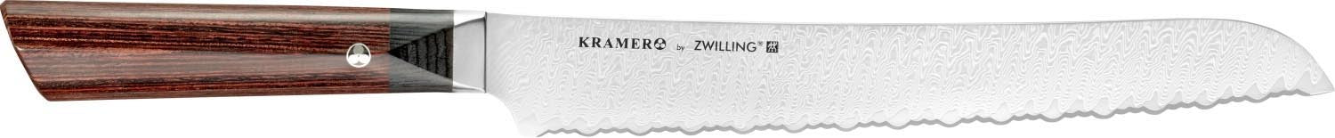Kramer Meiji Brotmesser 26cm in Braun präsentiert im Onlineshop von KAQTU Design AG. Küchenmesser ist von Zwilling