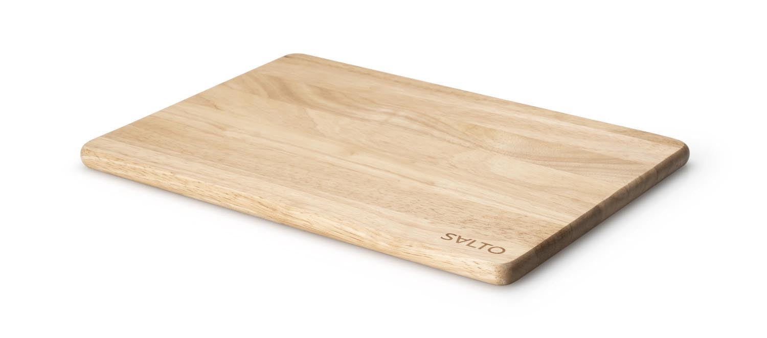 SALTO Schneidebrett, Gummibaumholz in Braun präsentiert im Onlineshop von KAQTU Design AG. Schneidbrett ist von Continenta