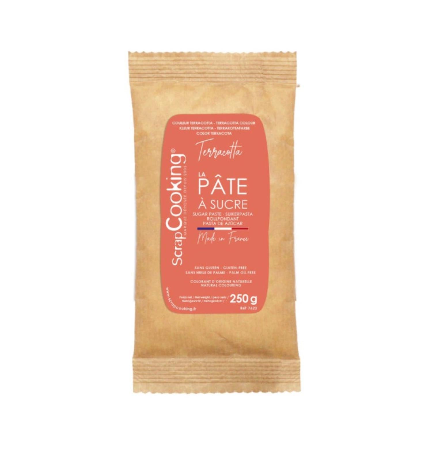 Zuckerpaste natürlich 250g terracotta in Braun präsentiert im Onlineshop von KAQTU Design AG. Lebensmittel ist von Scrap Cooking