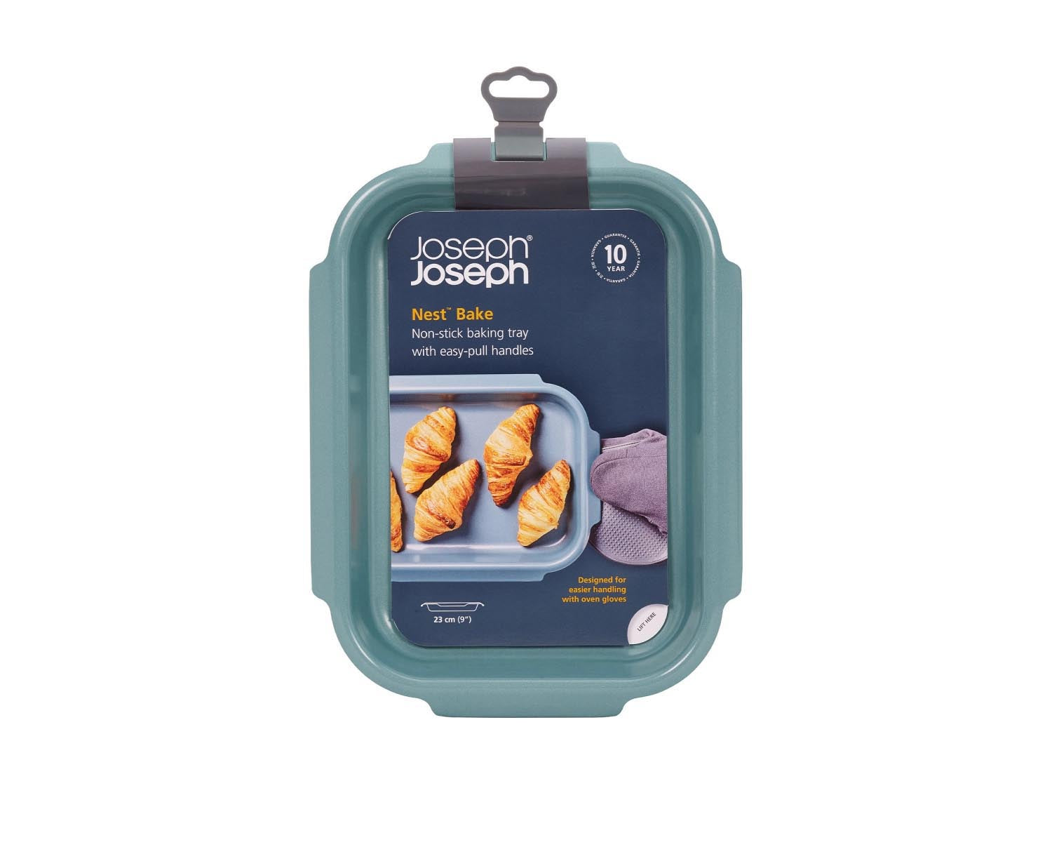 Backform 23x30cm, antihaftbeschichtet, robust, leicht zu reinigen, perfekt für Kuchen, Gebäck und vielseitige Backideen.