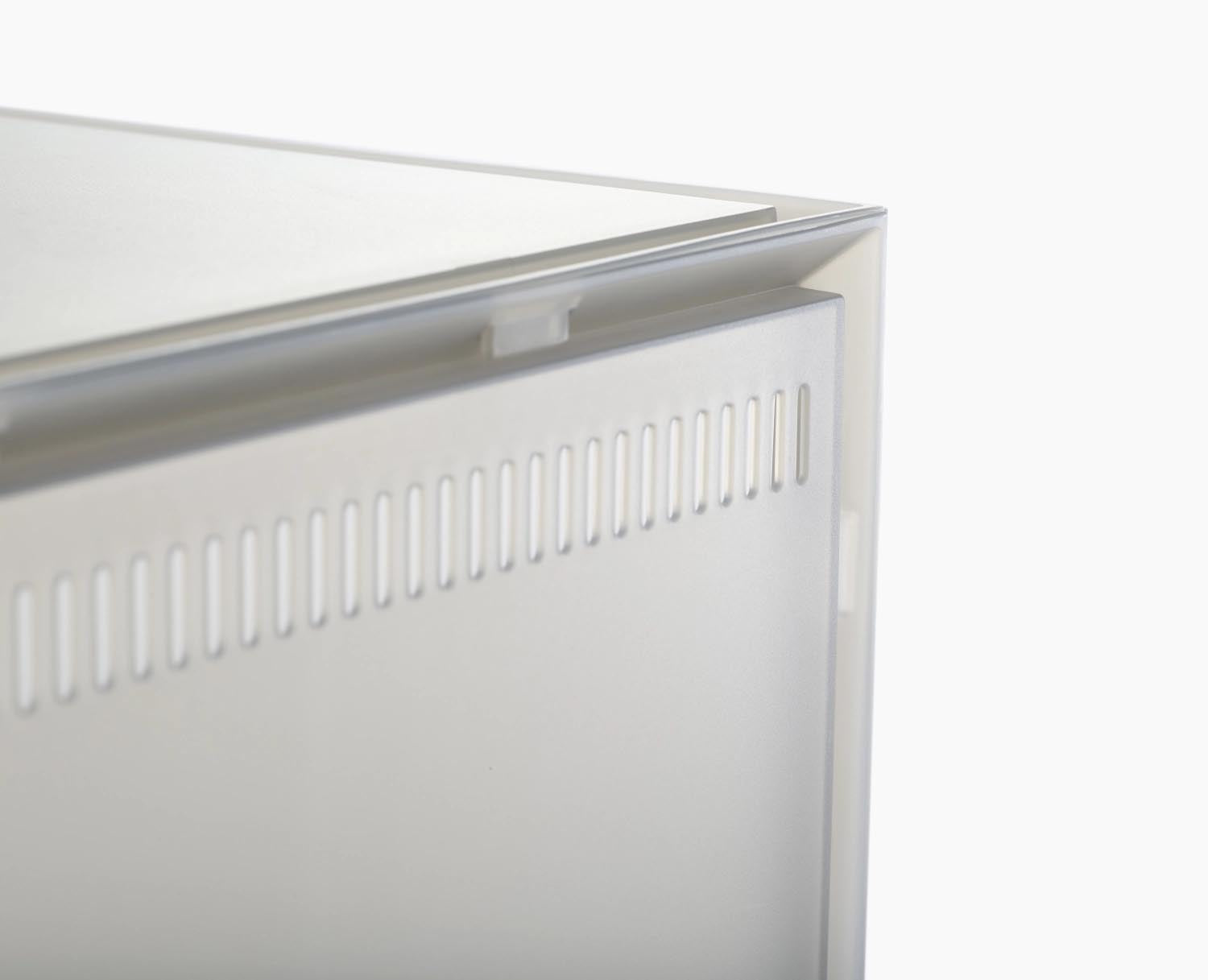 Praktisches 6er Set Schuhaufbewahrung von Joseph Joseph in elegantem Grau. Robuste Boxen (22x28x36cm) für saubere und ordentliche Schuhorganisation.