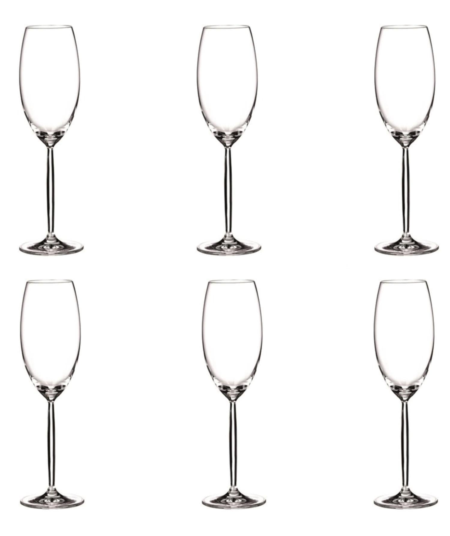 6er Set Diva/Muse 7 Sektglas 219ml in Transparent präsentiert im Onlineshop von KAQTU Design AG. Glas ist von Zwiesel
