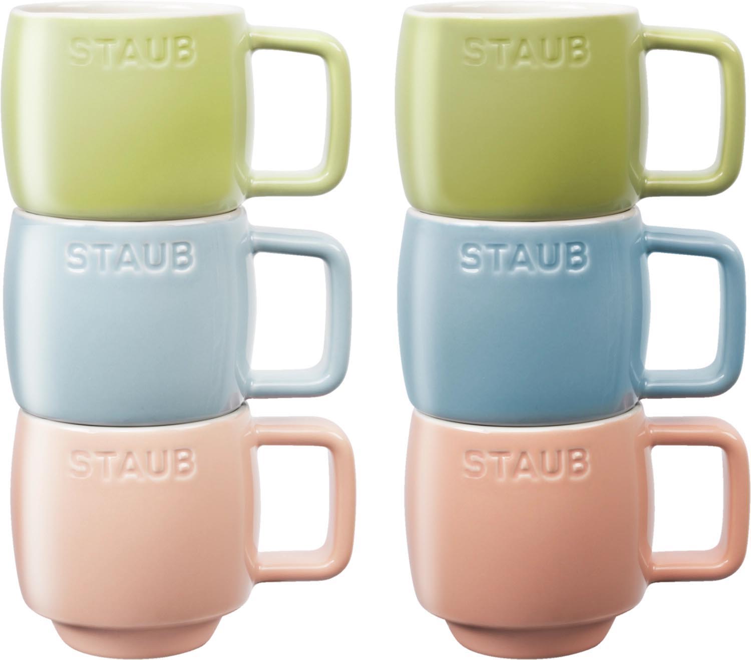 6tlg. Tassenset XS 100ml in Mehrfarbig präsentiert im Onlineshop von KAQTU Design AG. Espressotassen ist von Staub
