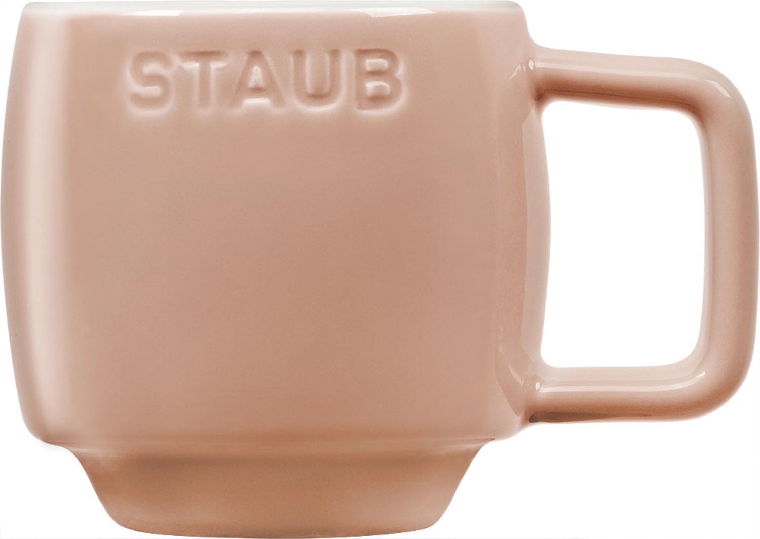 Elegantes 6-teiliges Tassenset von Staub, 100 ml Fassungsvermögen, ideal für Espresso, hochwertiges Design, langlebig und stilvoll.