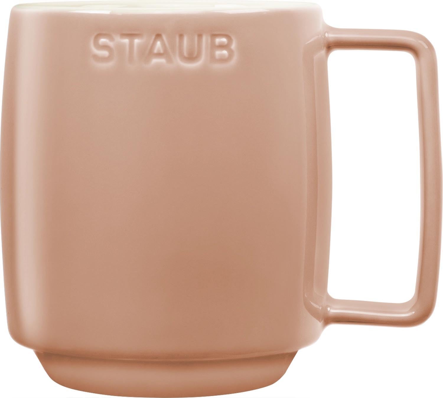 Elegantes 6-teiliges Tassenset von Staub, 350ml Fassungsvermögen, ideal für Kaffee oder Tee, hochwertig und stilvoll.